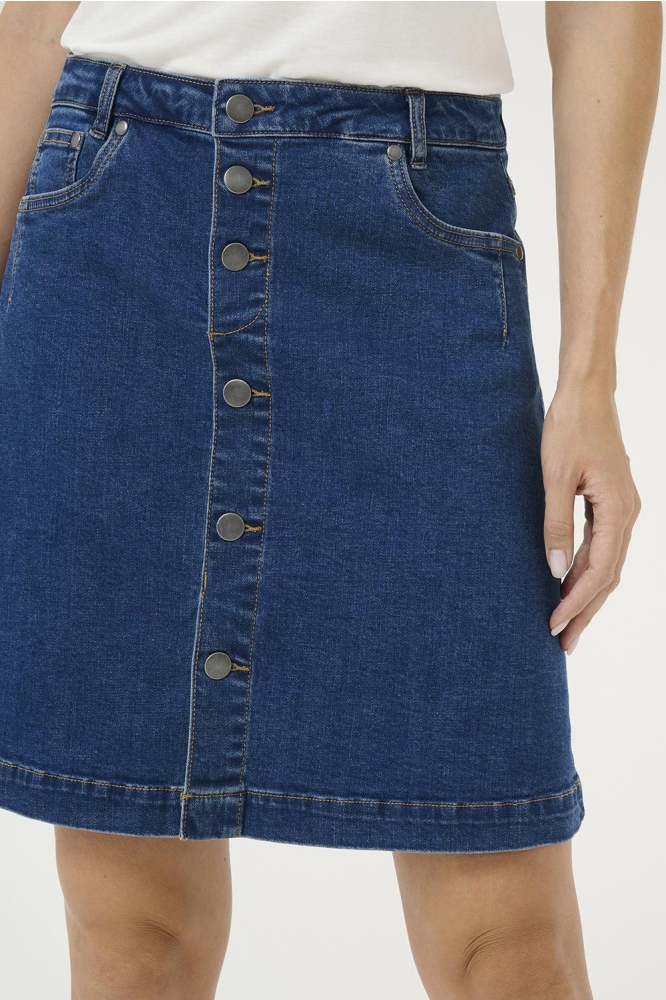 CULEA AMI SHORT SKIRT 50111912 500028 MEDIUM BLUE WASH